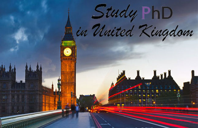 study phd in england